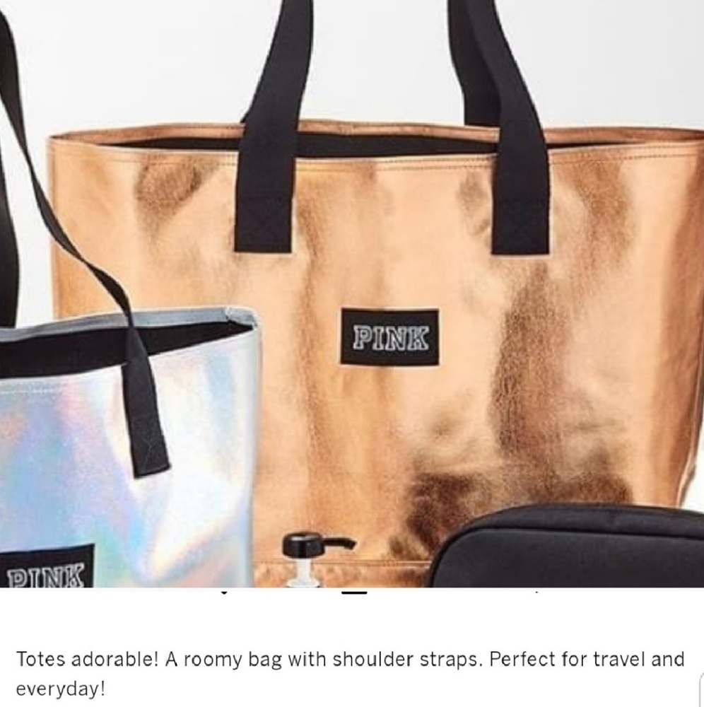VS pink Rose Gold Tote
